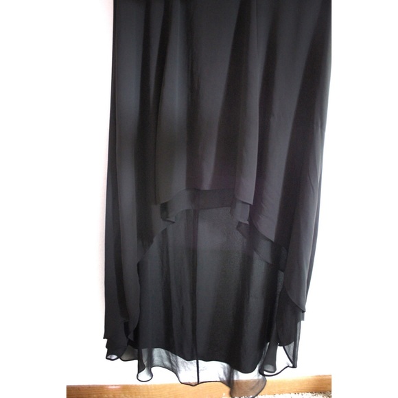 BCBGMaxazria NWT Cassidy Sleeveless Embroidered Lace High Low Dress 2 - Picture 6 of 8